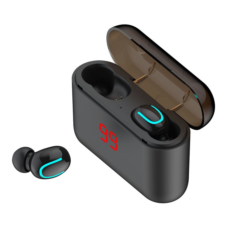 Generic - HBQ-Q32 In-Ear TWS Wireless Bluetooth Earbuds With Mic Black - Image 1