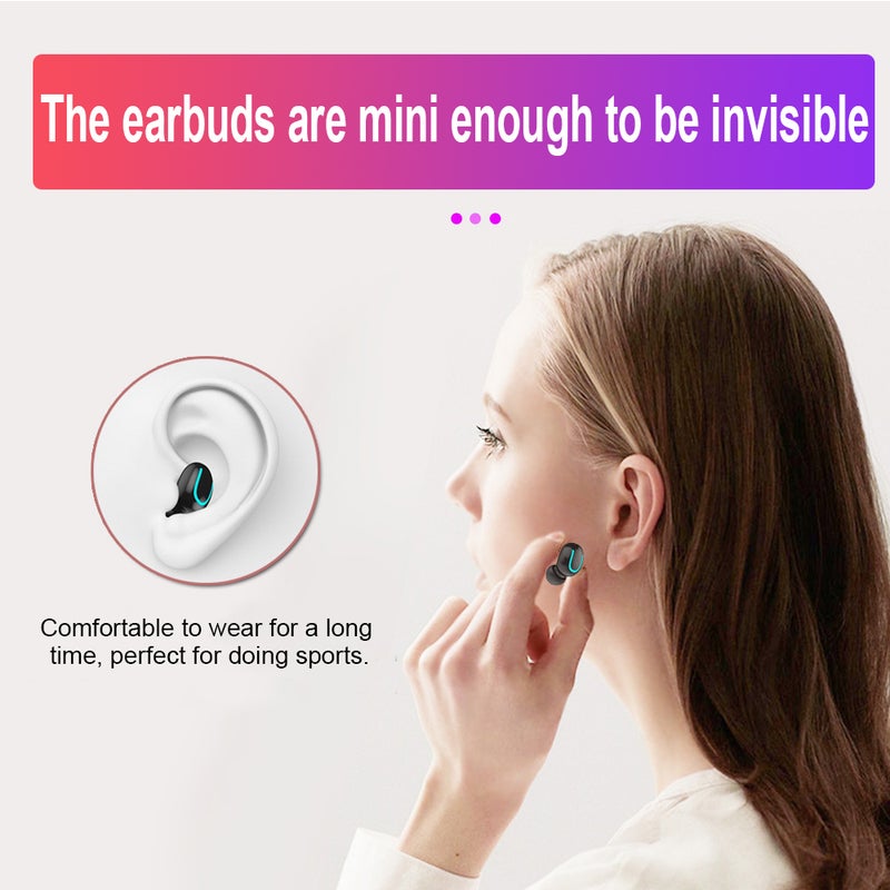 Generic - HBQ-Q32 In-Ear TWS Wireless Bluetooth Earbuds With Mic Black - Image 1