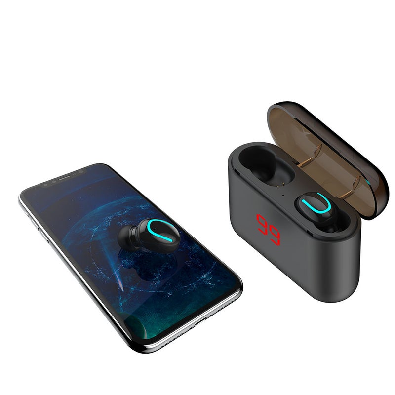 Generic - HBQ-Q32 In-Ear TWS Wireless Bluetooth Earbuds With Mic Black - Image 1