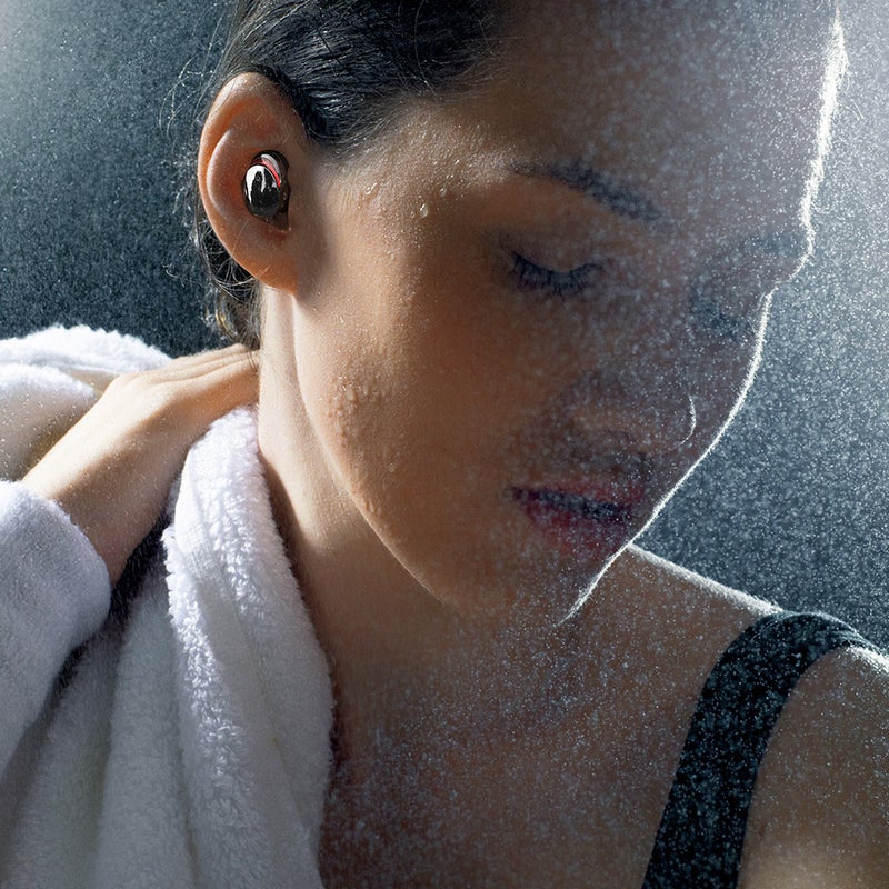 Generic - TWS T8 Waterproof Wireless Bluetooth Stereo Earbuds With Dual Mic Black - Image 1