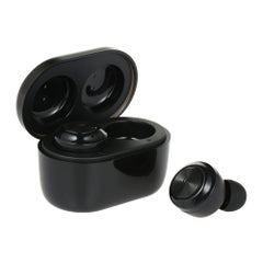 TWS In-Ear Wireless Bluetooth Earphone Earbuds With Mic LED Display Black