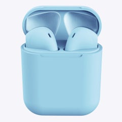 TWS Wireless Stereo HD Mini Smart Bluetooth Headphones Blue