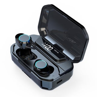 G02 TWS Wireless Bluetooth Stereo Earbuds With Mic and Charging Case Black - v1601481801/N40669860A_1