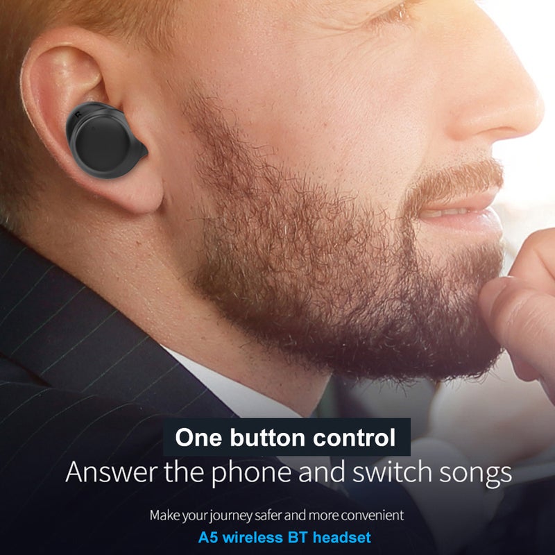 Generic - TWS Wireless Touch-Controlled Bluetooth Earphones With Charging Box White - Image 1