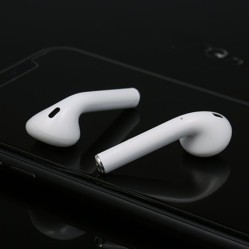 Generic - i12 In-Ear TWS Wireless Bluetooth Stereo Earbuds With Mic White - Image 1