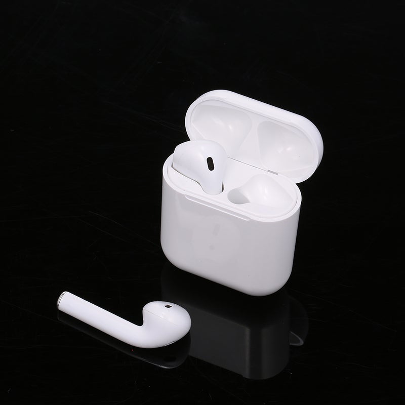 Generic - i12 In-Ear TWS Wireless Bluetooth Stereo Earbuds With Mic White - Image 1