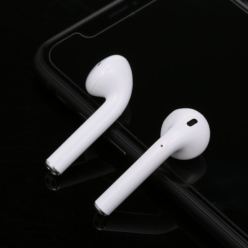 Generic - i12 In-Ear TWS Wireless Bluetooth Stereo Earbuds With Mic White - Image 1