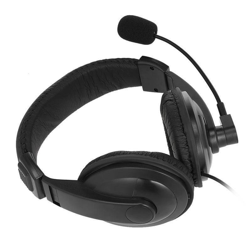 PTT VOX Over-Ear Walkie Talkie Noise Reduction Two Pin K Plug Headset With Mic Black  - Image 5