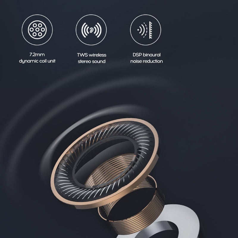 Haylou - GT1 TWS Bluetooth Wireless In-Ear Earbuds Black - Image 1