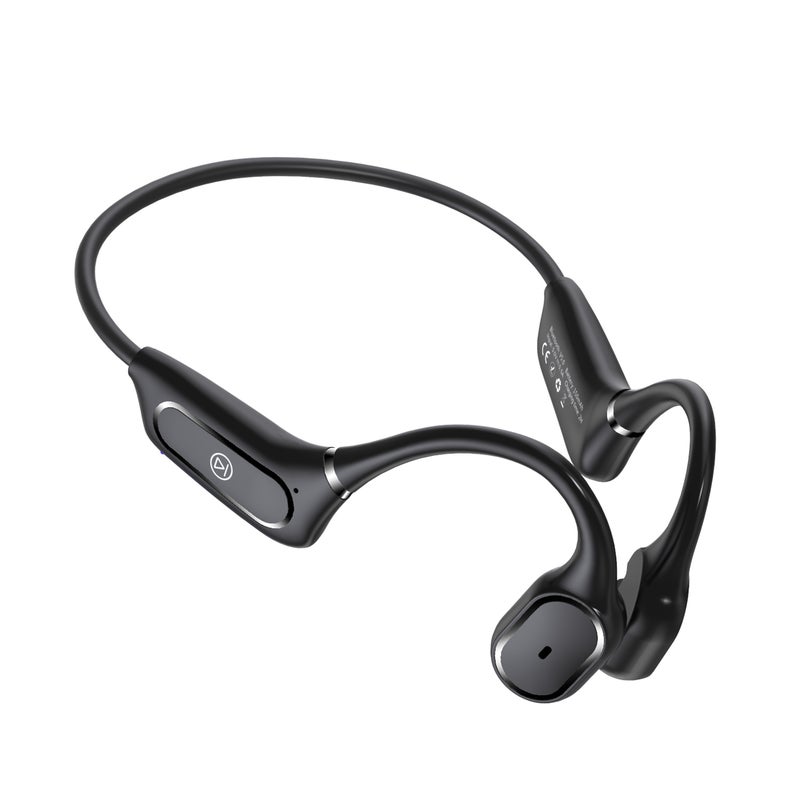 H11 Wireless Bluetooth Bone Conduction On-Ear Headset With Microphone Black  - Image 1