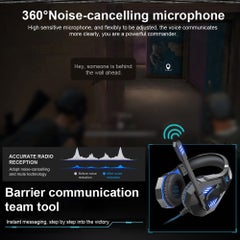 OVLENG Q10 USB Wired Gaming Over-Ear Headset With Microphone  - Image 3