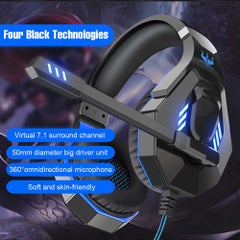 OVLENG Q10 USB Wired Gaming Over-Ear Headset With Microphone  - Image 4