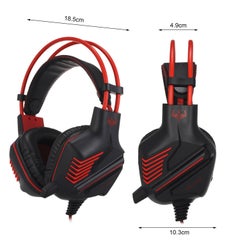 OVLENG P10 Stereo Wired Gaming Over-Ear Headset With Microphone  - Image 3