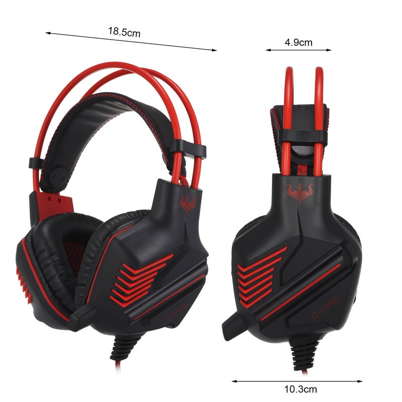 P10 Stereo Wired Gaming Over-Ear Headset With Microphone