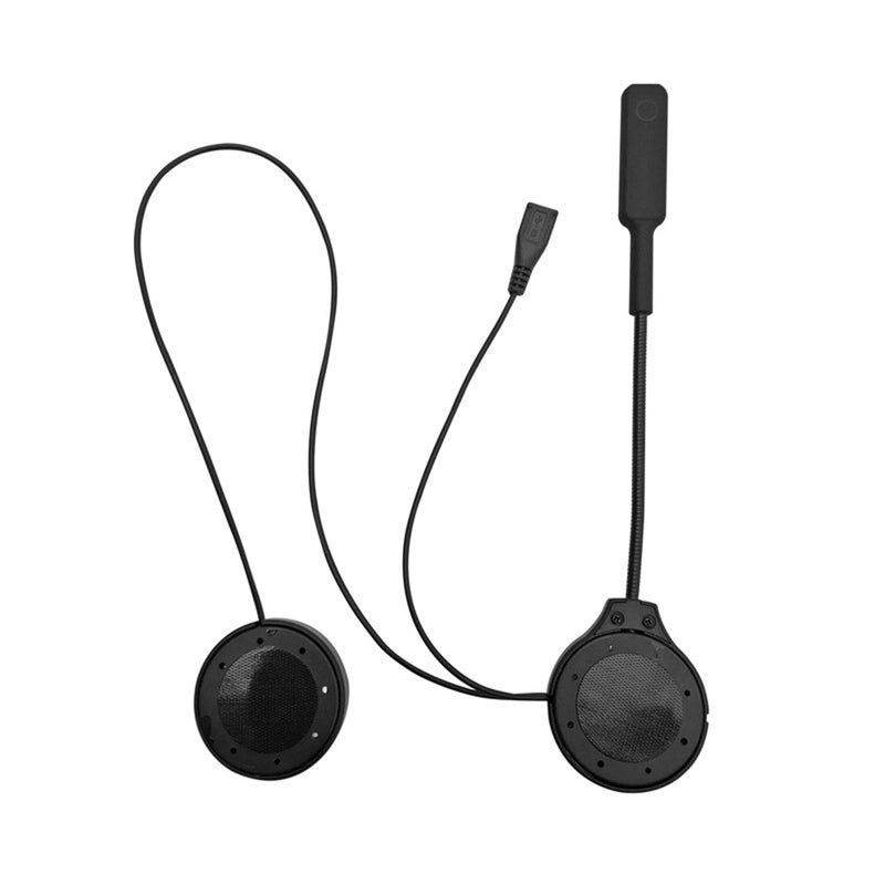Motorcycle Riders Moto Helmet Bluetooth Wireless On-Ear Headset Black  - Image 5