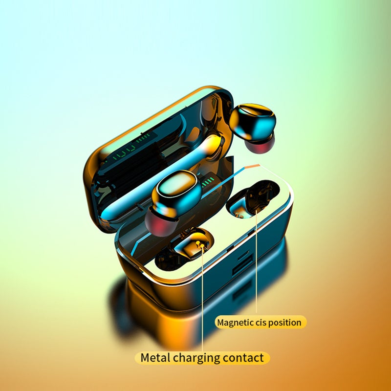 دوكولر سماعة أذن G6S داخلية لاسلكية بشاشة LED رقمية ومزودة بخاصية البلوتوث أبيض - Image 3