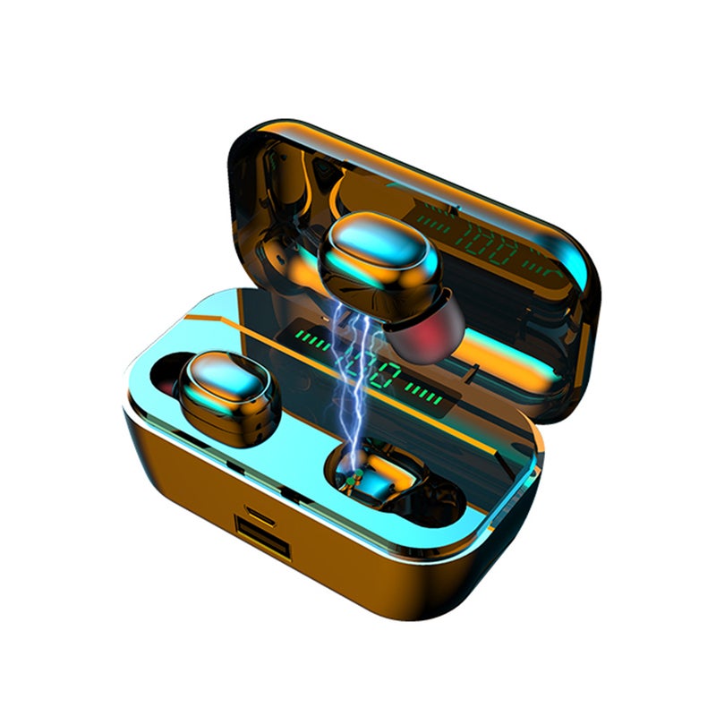 docooler G6S LEDs Digtal Display Bluetooth Wireless In-Ear Earphone Black  - Image 3
