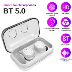 TWS-8 Wireless In-Ear Earbuds With Charging Case White
