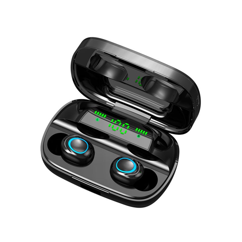 S11 Wireless In-Ear Earbuds With Charging Case Black - Image 1