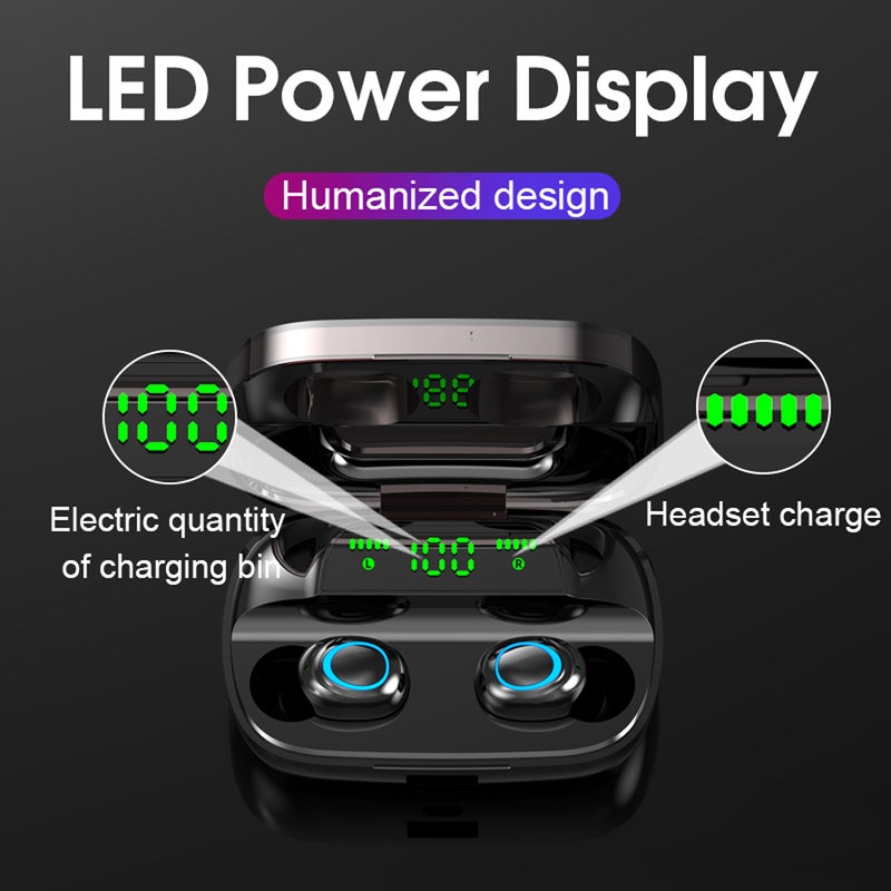 S11 Wireless In-Ear Earbuds With Charging Case Black - Image 2