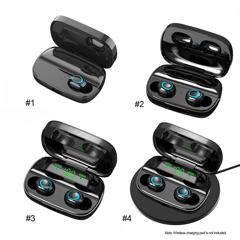 S11 Wireless In-Ear Earbuds With Charging Case Black - Image 3