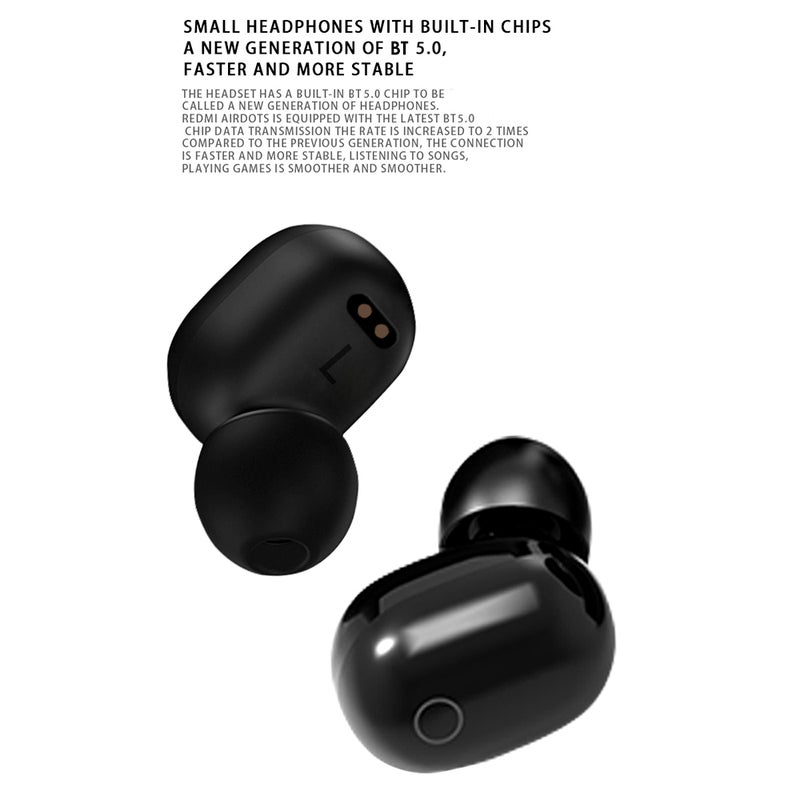 Generic - TWS-F2 Sports Wireless In-Ear Earphones With Charging Case White - Image 1