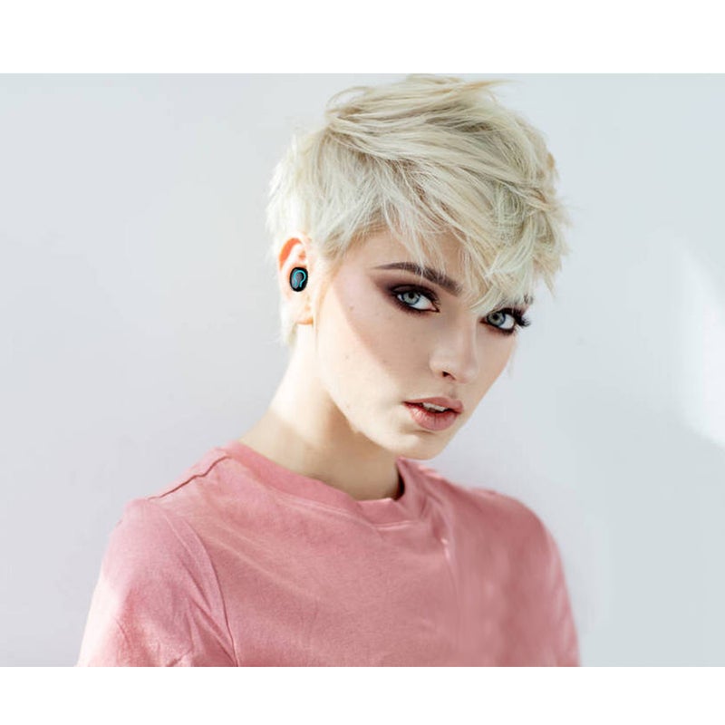 Generic - HBQ-Q66 True Wireless Bluetooth 5.0+EDR TWS Earbuds Mini Sports In-Ear Headset With Dual Mic Grey - Image 1