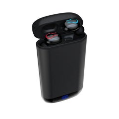 HBQ-Q66 True Wireless Bluetooth 5.0+EDR TWS Earbuds Mini Sports In-Ear Headset With Dual Mic Black