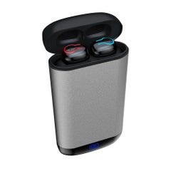HBQ-Q66 True Wireless Bluetooth 5.0+EDR TWS Earbuds Mini Sports In-Ear Headset With Dual Mic Grey