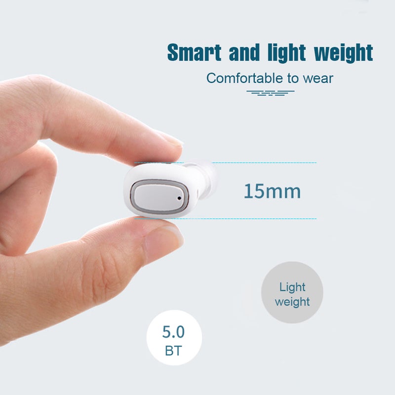 Generic - S9 Wireless Stereo Music TWS In-Ear Earbuds White - Image 1