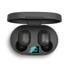 True Wireless Headphones Bluetooth 5.0 TWS In-Ear Earbuds Black