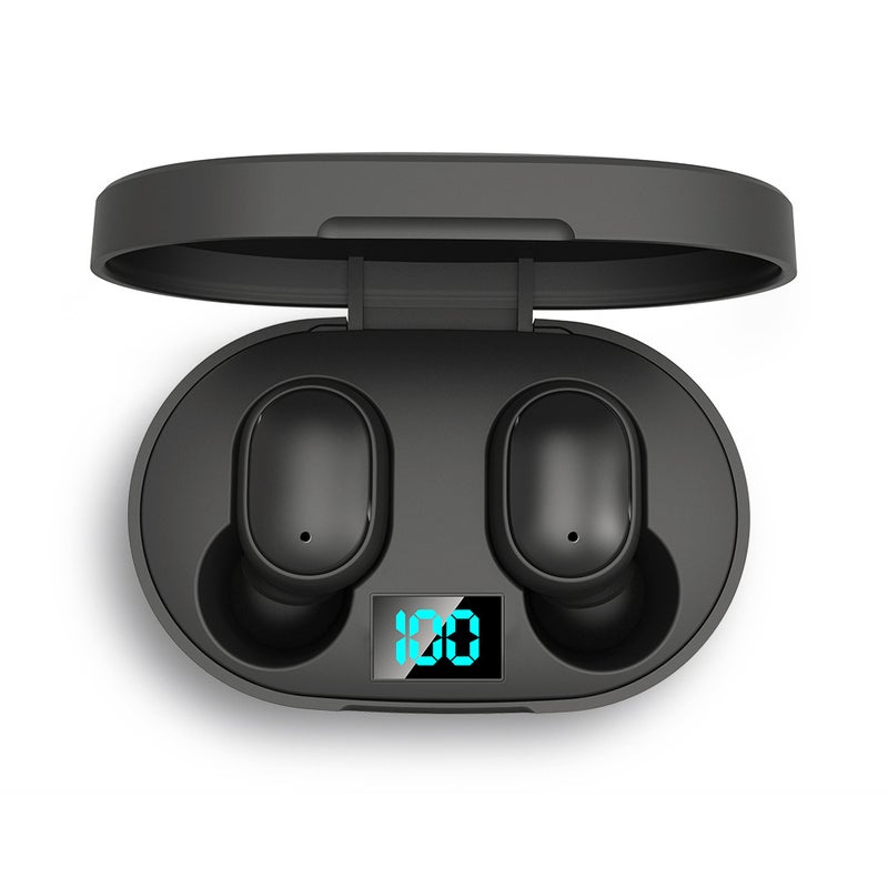 Generic - True Wireless Headphones Bluetooth 5.0 TWS In-Ear Earbuds Black - Image 1