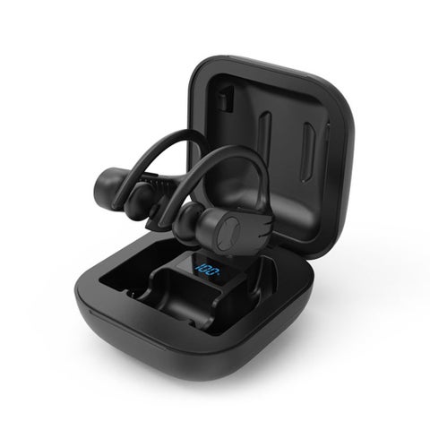 B1 TWS True Wireless Waterproof with Dual Microphone In-Ear Earphones Black