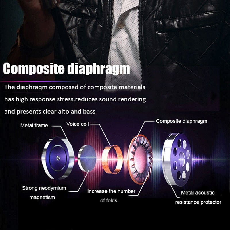 Generic - B1 TWS True Wireless Waterproof with Dual Microphone In-Ear Earphones Black - Image 1