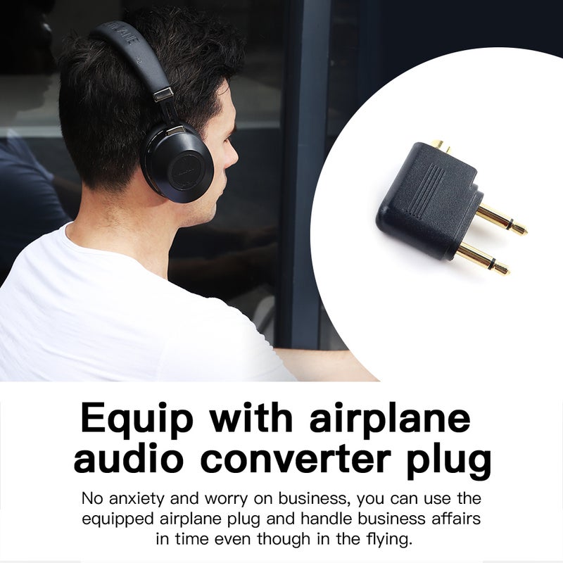 Bluedio - H2 Wireless On-Ear Headphones with Touch Control Face Recognition Support Micro SD Card Black - Image 1