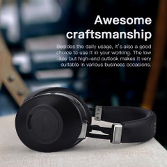 Bluedio H2 Wireless On-Ear Headphones with Touch Control Face Recognition Support Micro SD Card Black  - Image 5