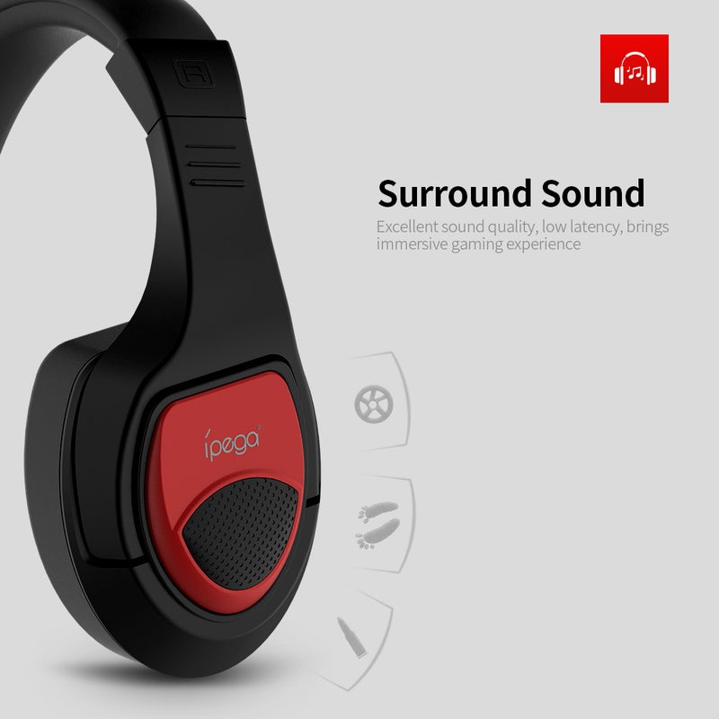 Ipega Wired Gaming Wired Over-Ear Headphones With Switch Audio ConverterFor PS4 /PS5 /XOne /XSeries /Nswitch /PC/Cellphone - Image 4