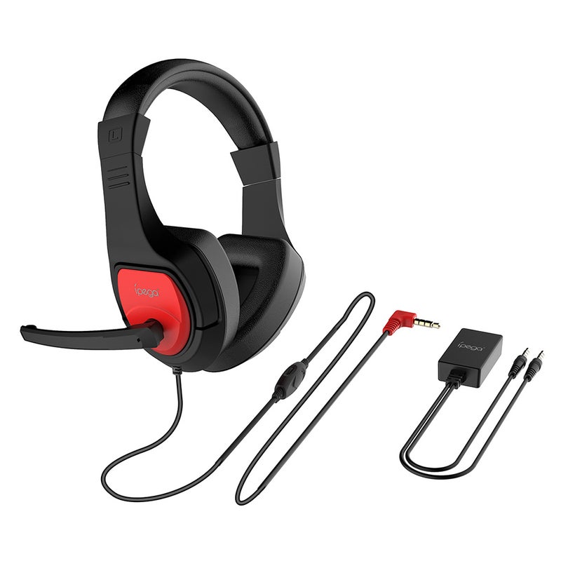 Ipega Wired Gaming Wired Over-Ear Headphones With Switch Audio ConverterFor PS4 /PS5 /XOne /XSeries /Nswitch /PC/Cellphone - Image 5