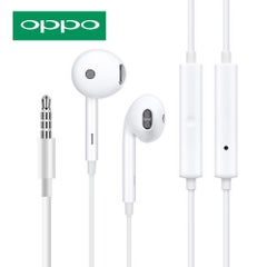 OPPO Wired In-Ear Earphones For OPPO R17 Reno R15 R11 White  - Image 1