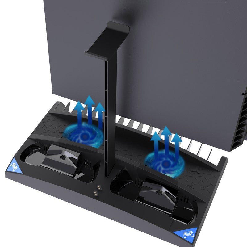 أبيجا قاعدة شحن لحامل سماعات الرأس وقاعدة شحن لجهاز PS4/PS4 Slim/PS4 PRO - لاسلكي  - Image 3