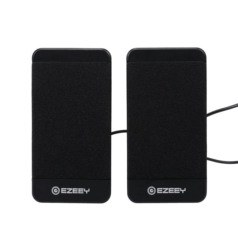 Generic - 600.0 mAh USB Wired S4 Mini Desktop Computer Speaker Black - Image 1