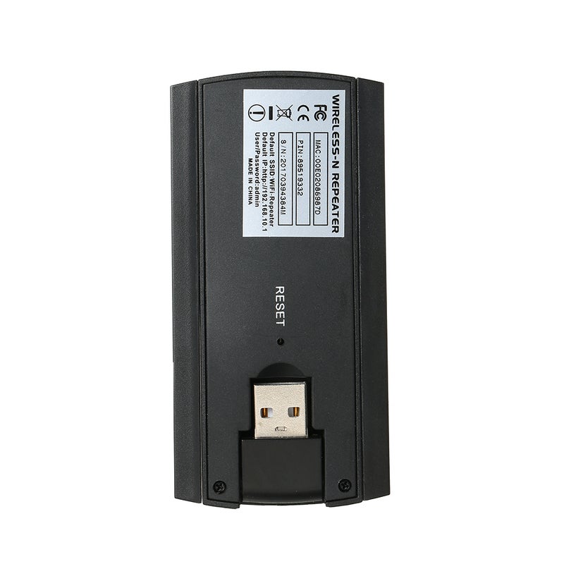 Generic - USB Extender Wireless WiFi Signal Booster Amplifier AP Reapter Black - Image 1