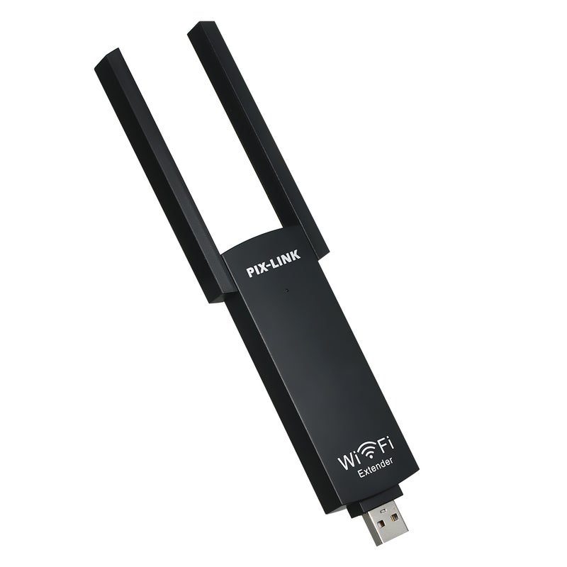 Generic - USB Extender Wireless WiFi Signal Booster Amplifier AP Reapter Black - Image 1