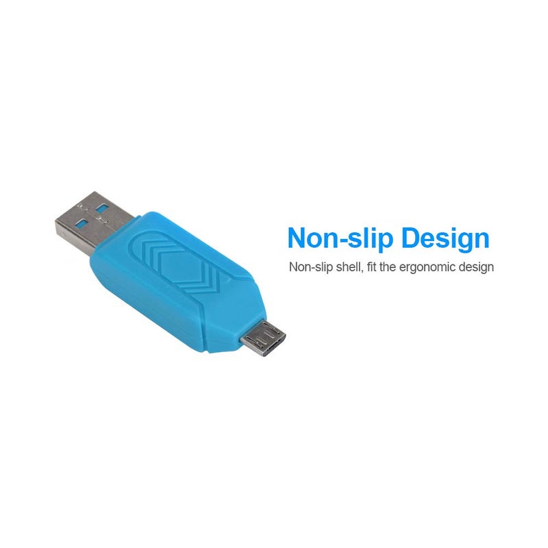 Micro USB Type-C3.0 2 IN 1 OTG Card Reader Blue - Image 4