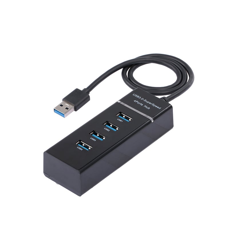 موزع عالي السرعة ب4 منافذ USB 3.0 أسود - Image 4