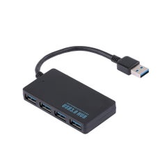 موزع عالي السرعة ب4 منافذ USB 3.0 أسود