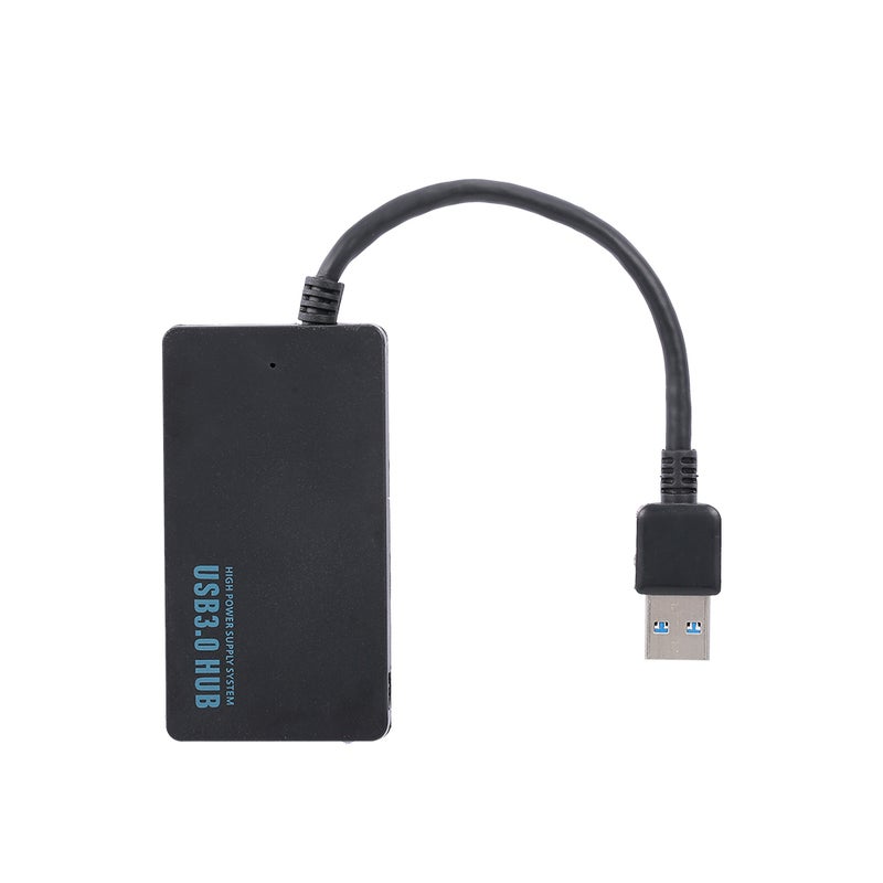 ماركة غير محددة - موزع عالي السرعة ب4 منافذ USB 3.0 أسود - Image 1