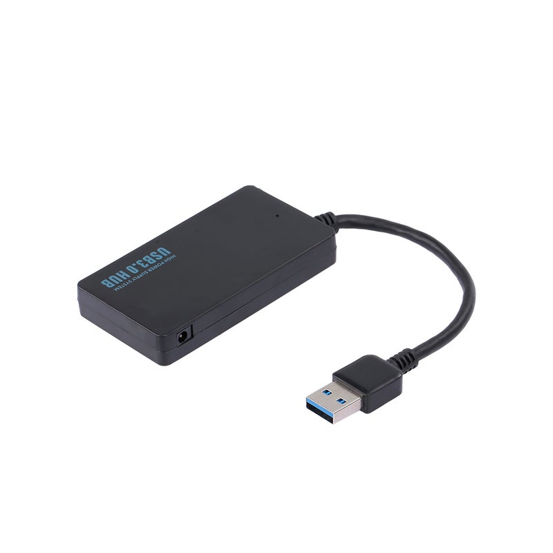 ماركة غير محددة - موزع عالي السرعة ب4 منافذ USB 3.0 أسود - Image 1