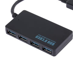 ماركة غير محددة موزع عالي السرعة ب4 منافذ USB 3.0 أسود  - Image 5