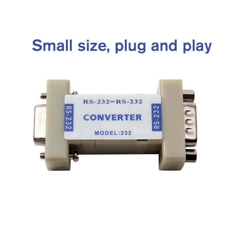 RS232 to RS232 Photoelectric Isolator Converter Lightning Arrester White  - Image 5